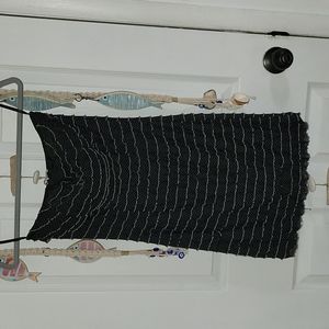 Ruffled Strapless Mini Tube Dress